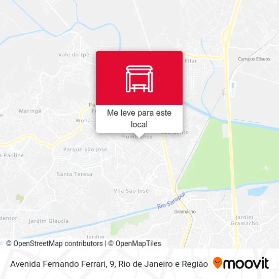 Avenida Fernando Ferrari, 9 mapa