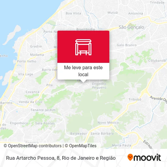 Rua Artarcho Pessoa, 8 mapa