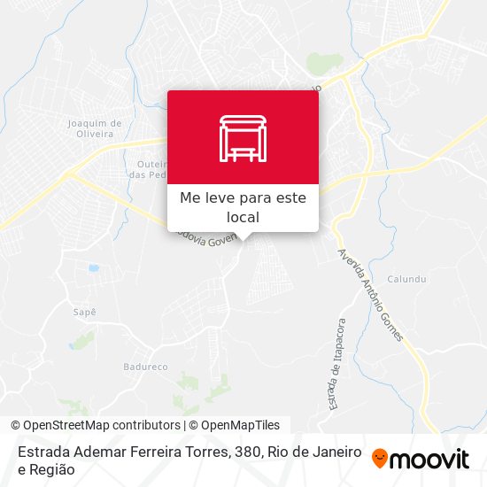Estrada Ademar Ferreira Torres, 380 mapa