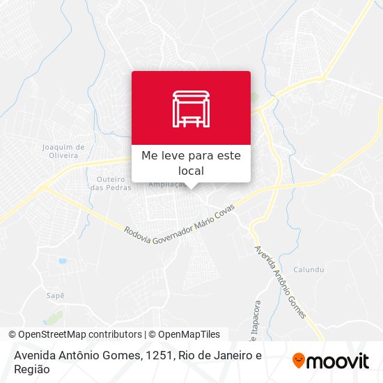 Avenida Antônio Gomes, 1251 mapa