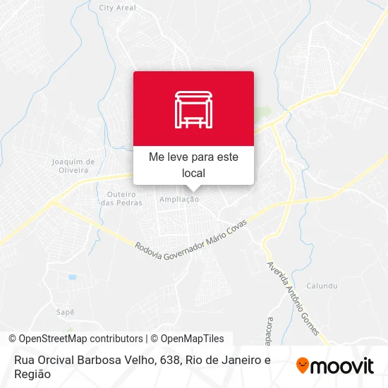 Rua Orcival Barbosa Velho, 638 mapa