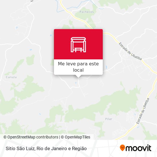 Sitío São Luiz mapa