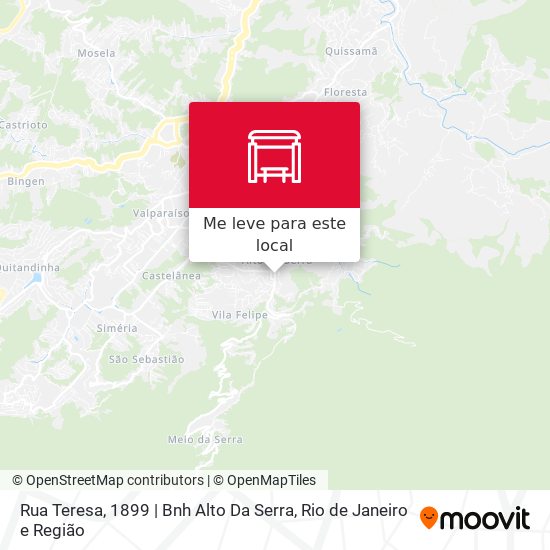 Rua Teresa, 1899  | Bnh Alto Da Serra mapa