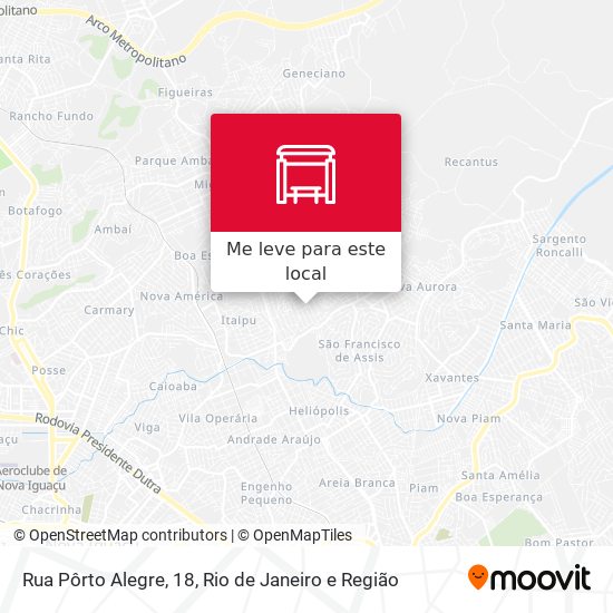 Rua Pôrto Alegre, 18 mapa