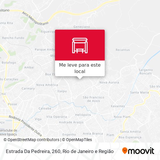 Estrada Da Pedreira, 260 mapa