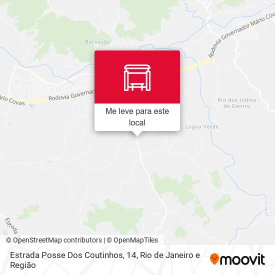 Estrada Posse Dos Coutinhos, 14 mapa
