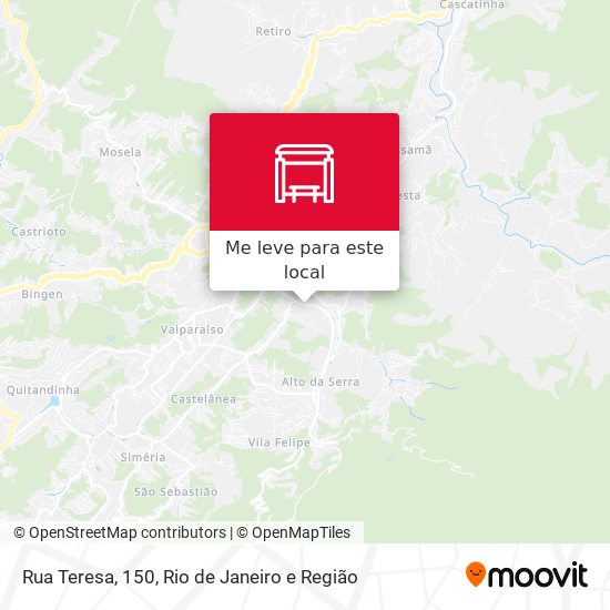Rua Teresa, 150 mapa