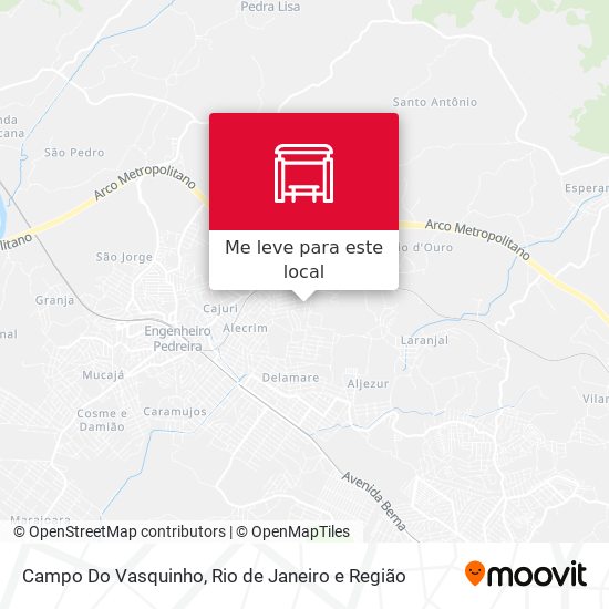 Campo Do Vasquinho mapa