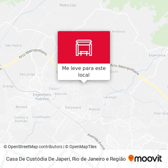 Casa De Custódia De Japeri mapa