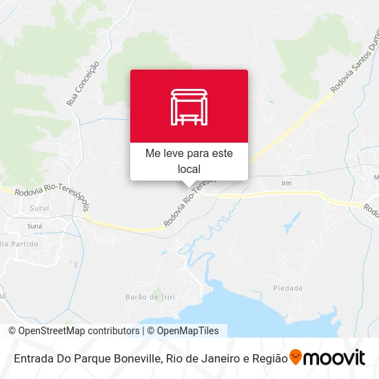 Entrada Do Parque Boneville mapa
