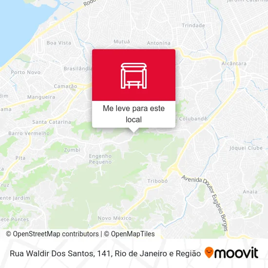 Rua Waldir Dos Santos, 141 mapa