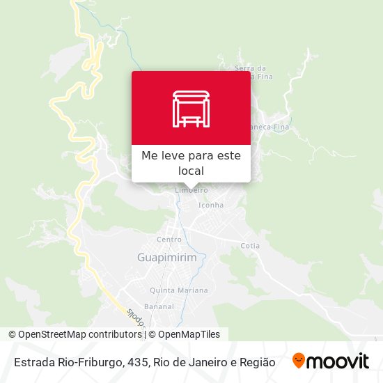 Estrada Rio-Friburgo, 435 mapa