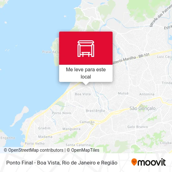 Ponto Final - Boa Vista mapa