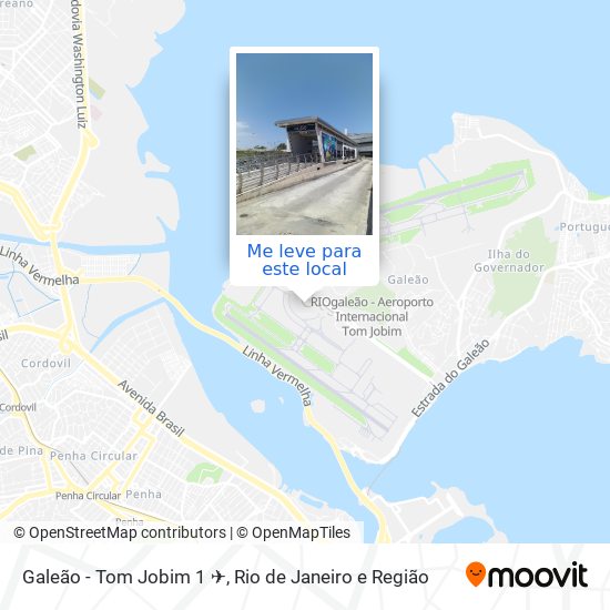 Galeão - Tom Jobim 1 ✈ mapa