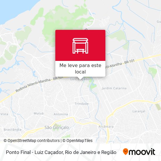 Ponto Final - Luiz Caçador mapa