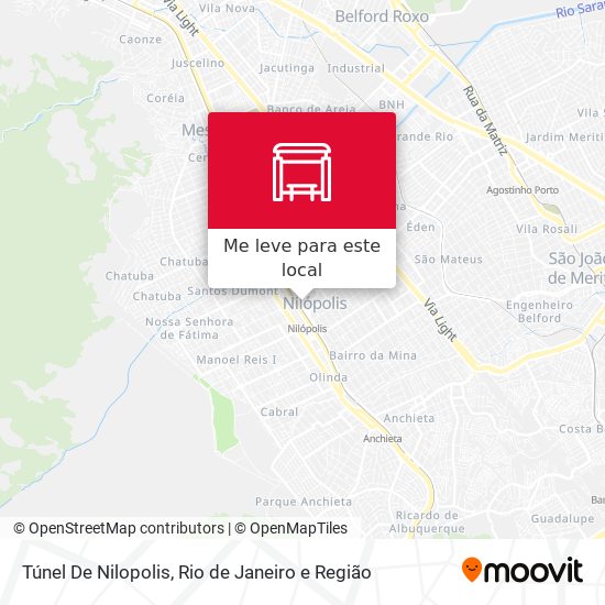 Túnel De Nilopolis mapa