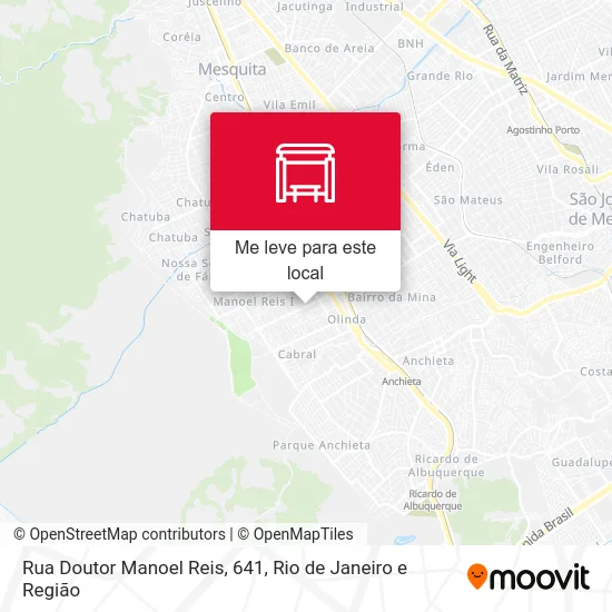 Rua Doutor Manoel Reis, 641 mapa