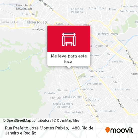 Rua Prefeito José Montes Paixão, 1480 mapa