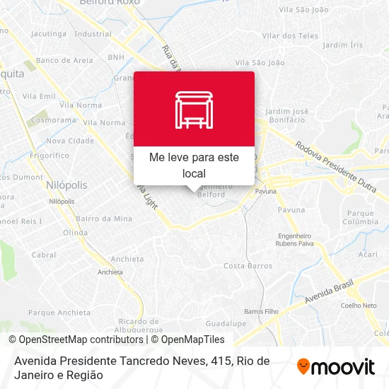 Avenida Presidente Tancredo Neves, 415 mapa