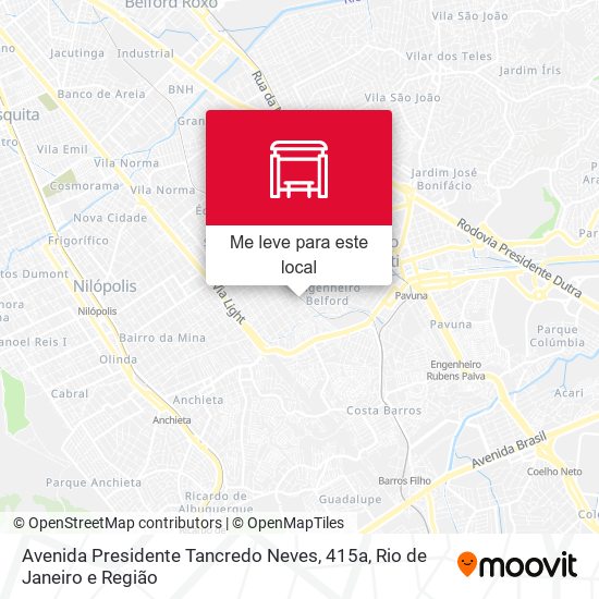 Avenida Presidente Tancredo Neves, 415a mapa