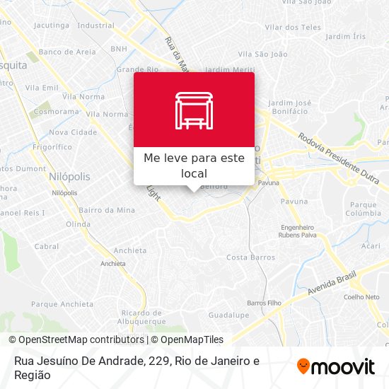 Rua Jesuíno De Andrade, 229 mapa