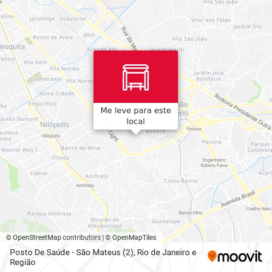 Posto De Saúde - São Mateus (2) mapa