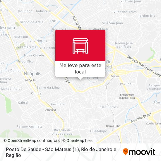Posto De Saúde - São Mateus (1) mapa