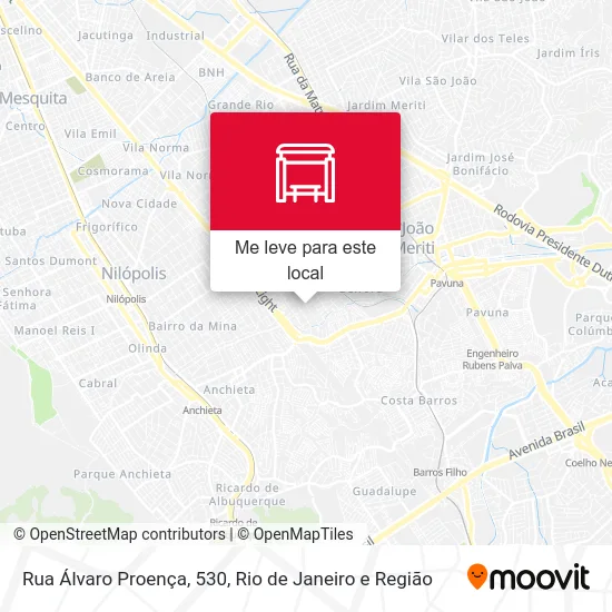 Rua Álvaro Proença, 530 mapa