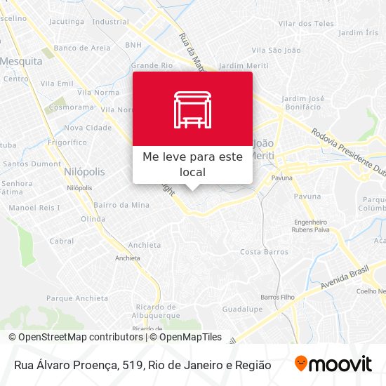 Rua Álvaro Proença, 519 mapa
