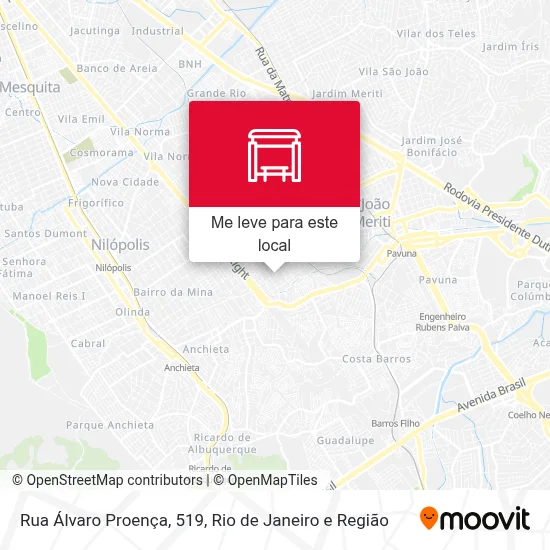 Rua Álvaro Proença, 519 mapa