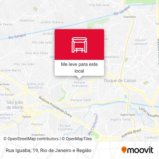 Rua Iguaba, 19 mapa