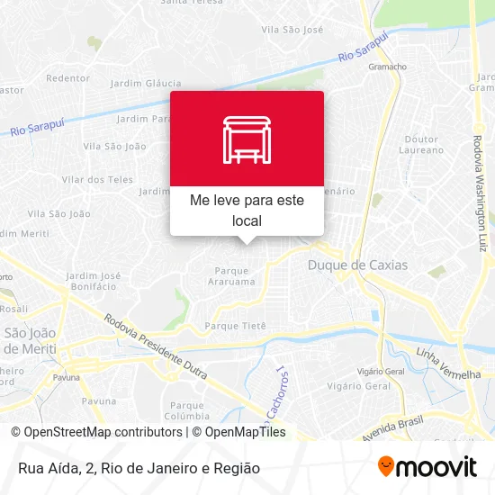 Rua Aída, 2 mapa