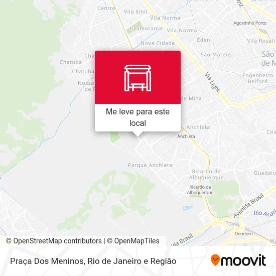 Praça Dos Meninos mapa