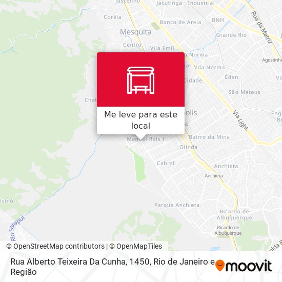 Rua Alberto Teixeira Da Cunha, 1450 mapa