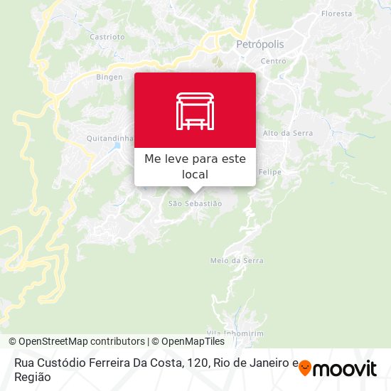 Rua Custódio Ferreira Da Costa, 120 mapa