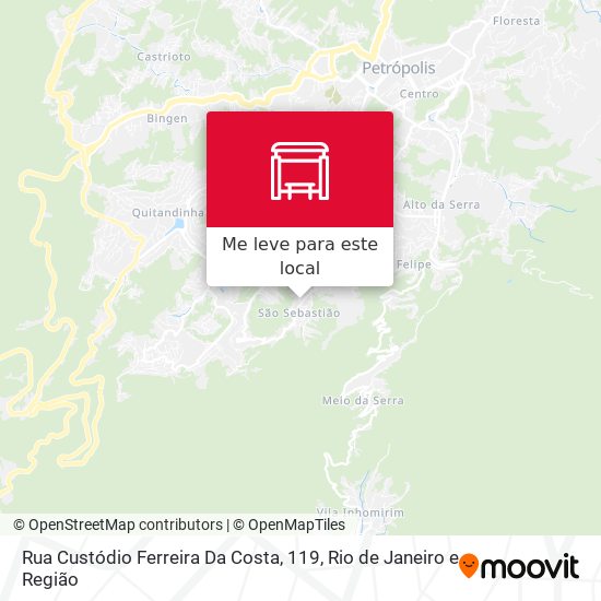 Rua Custódio Ferreira Da Costa, 119 mapa