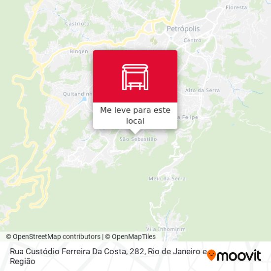 Rua Custódio Ferreira Da Costa, 282 mapa