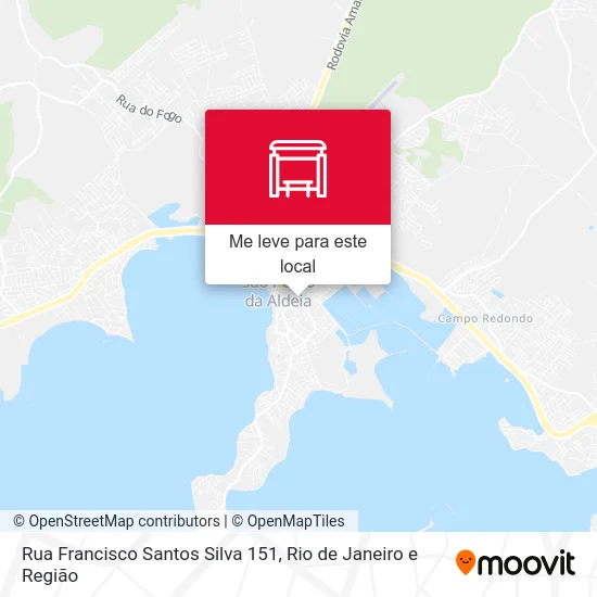 Rua Francisco Santos Silva 151 mapa