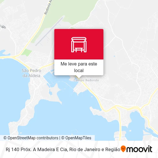 Rj 140 Próx. A Madeira E Cia mapa
