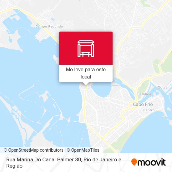 Rua Marina Do Canal Palmer 30 mapa