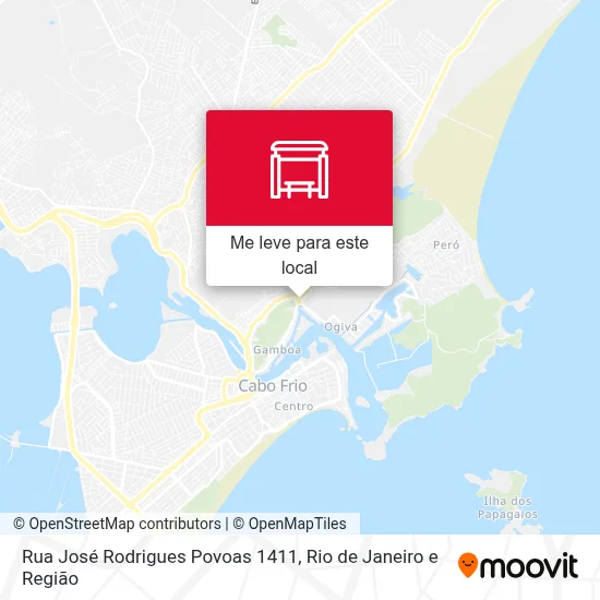 Rua José Rodrigues Povoas 1411 mapa
