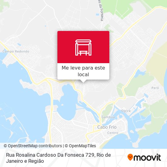 Rua Rosalina Cardoso Da Fonseca 729 mapa