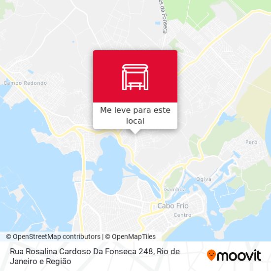 Rua Rosalina Cardoso Da Fonseca 248 mapa