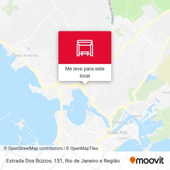 Estrada Dos Búzios, 151 mapa