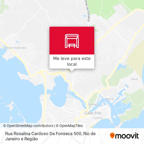 Rua Rosalina Cardoso Da Fonseca 500 mapa