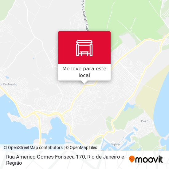 Rua Americo Gomes Fonseca 170 mapa