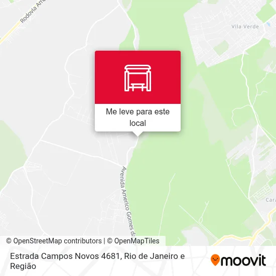 Estrada Campos Novos 4681 mapa