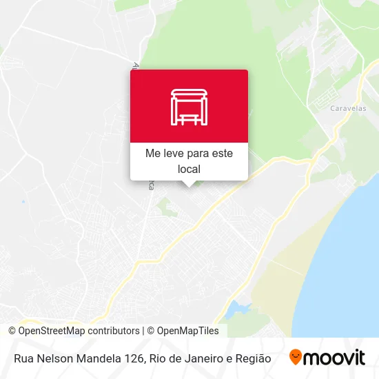 Rua Nelson Mandela 126 mapa