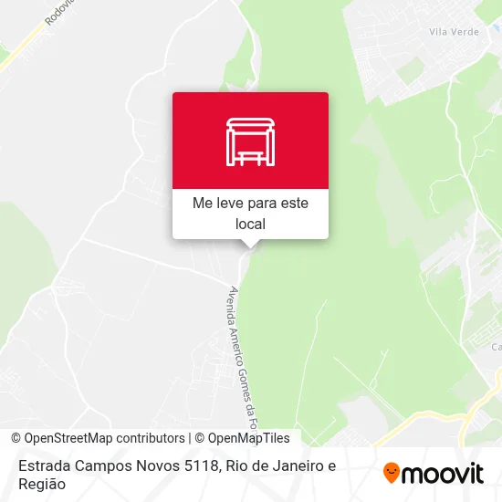 Estrada Campos Novos 5118 mapa