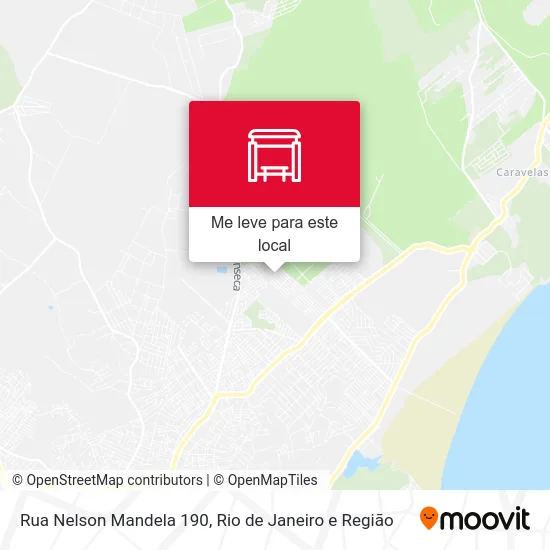 Rua Nelson Mandela 190 mapa